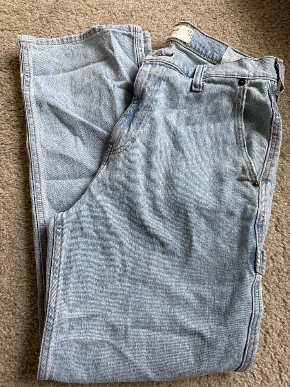 Hollister carpenter baggy Light Blue Men’s Jeans